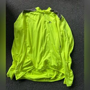 Pearl Izumi Neon Yellow Long Sleeve cycling jerseys